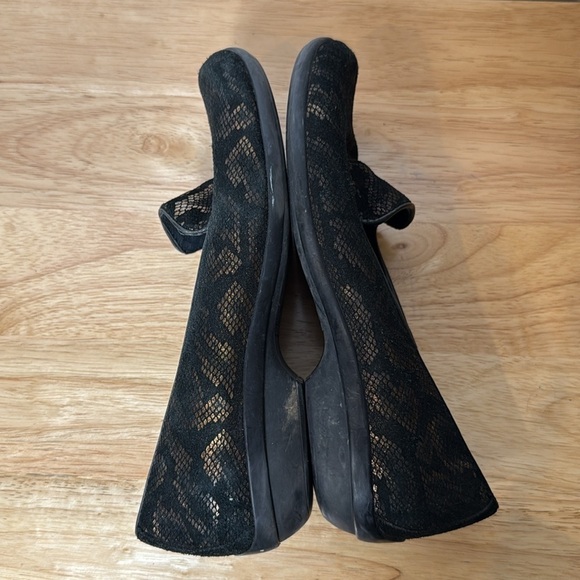 Dansko Olivia Black + Bronze Snakeprint Leather Flats Loafers Clogs 38/ 7.5-8 - Picture 8 of 8